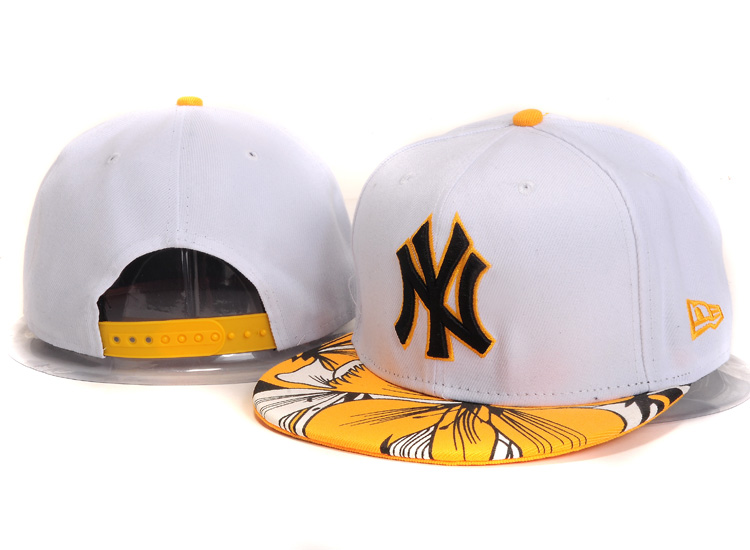 MLB New York Yankees NE Snapback Hat #88